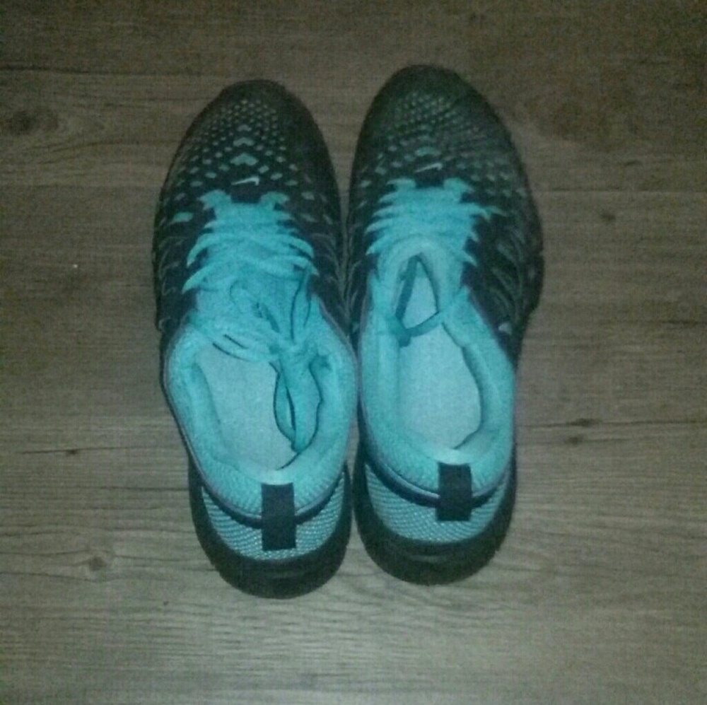 Blue & Black Nikes